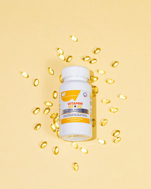 Oakilife Vitamin D3 with K2 (MK7) Supplement - 100 Softgel Capsules