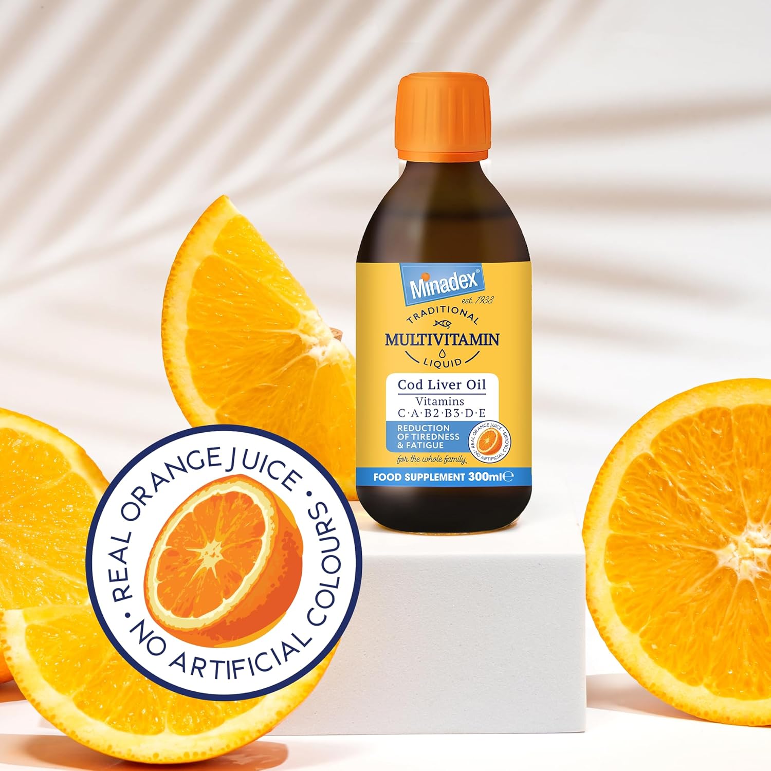 Multivitamin Liquid with Cod Liver Oil for Adults & Kids