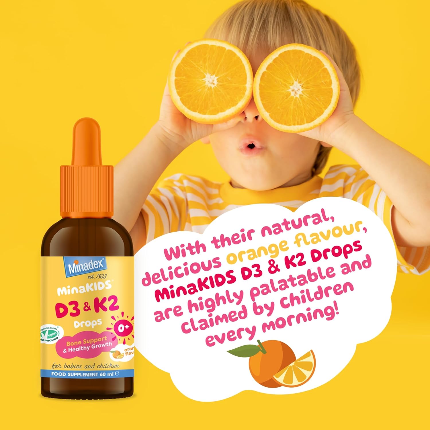 Minakids D3 + K2 Drops