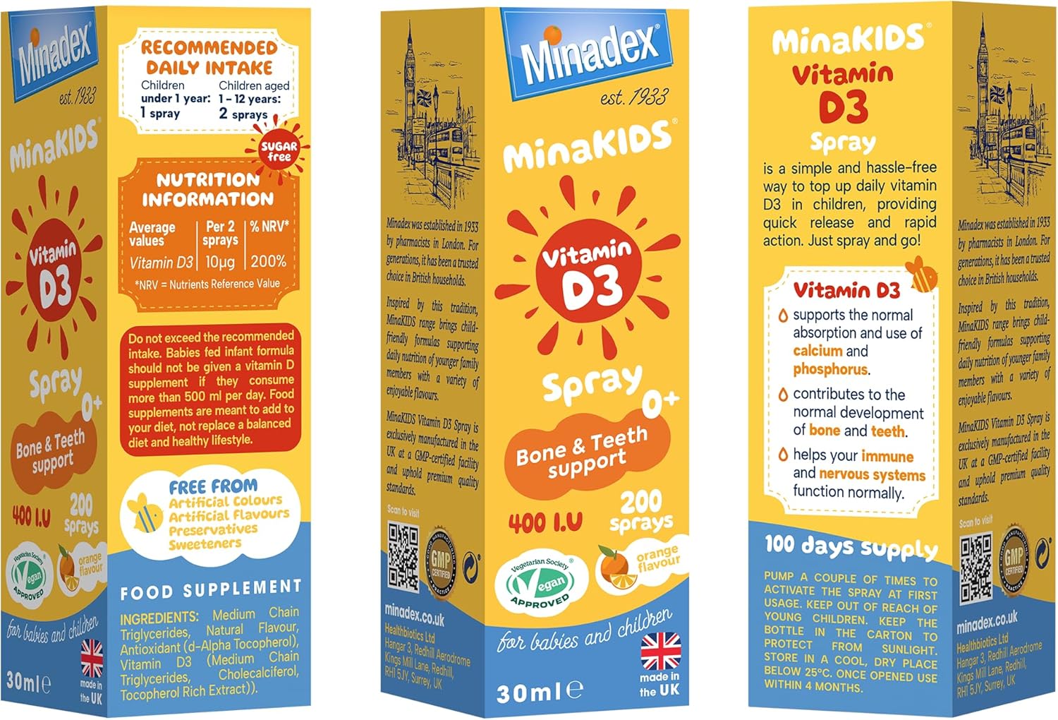 Minakids D3 Spray