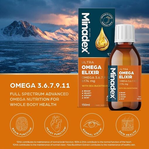 Ultra Omega Elixir | Omega 3–6–7–9–11