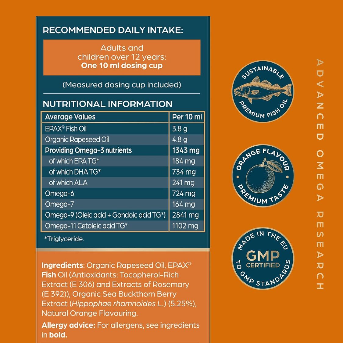 Ultra Omega Elixir | Omega 3–6–7–9–11
