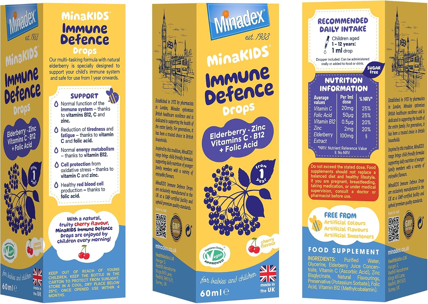 Minakids Immune Defence Drops