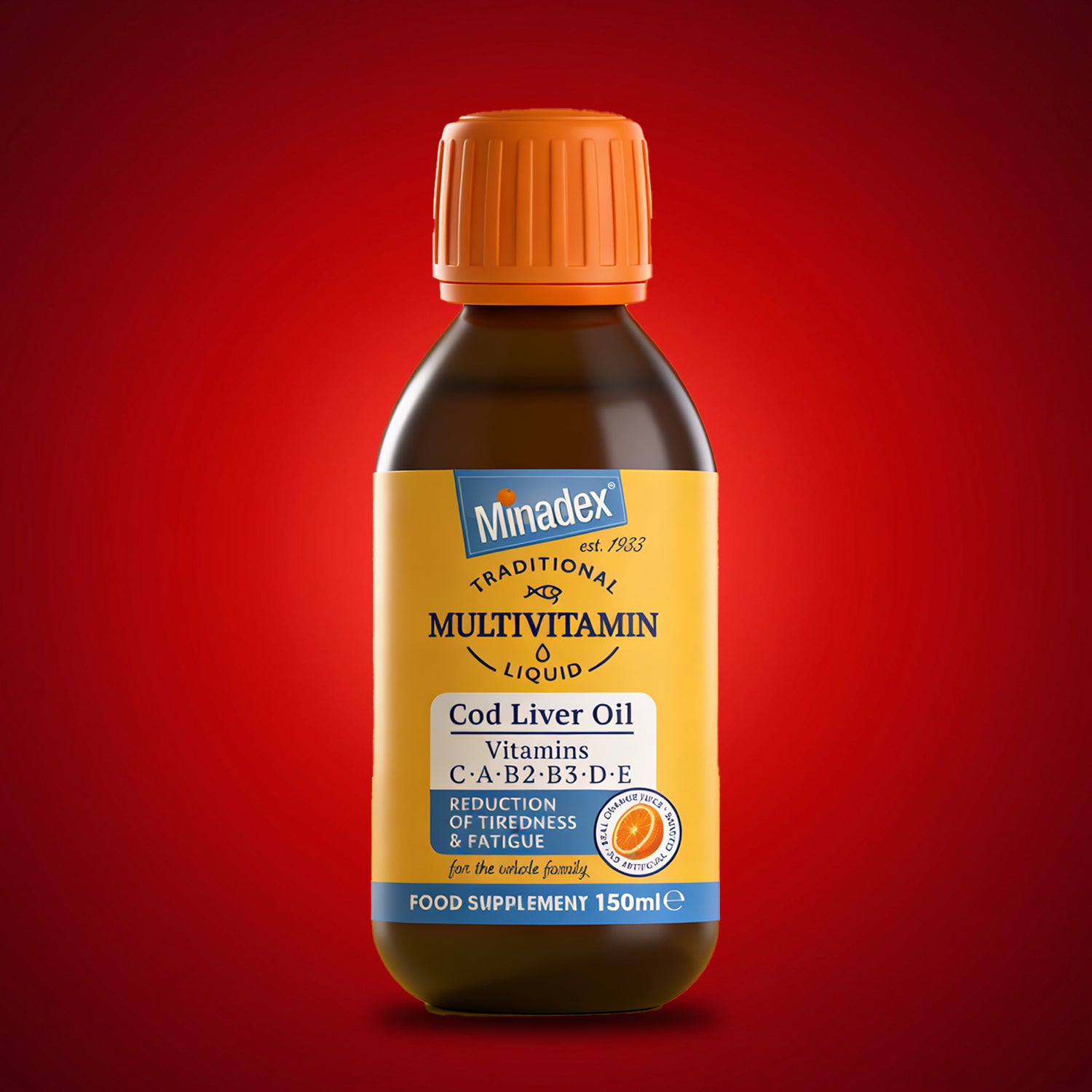Minadex Multivitamin Liquid with Cod Liver Oil