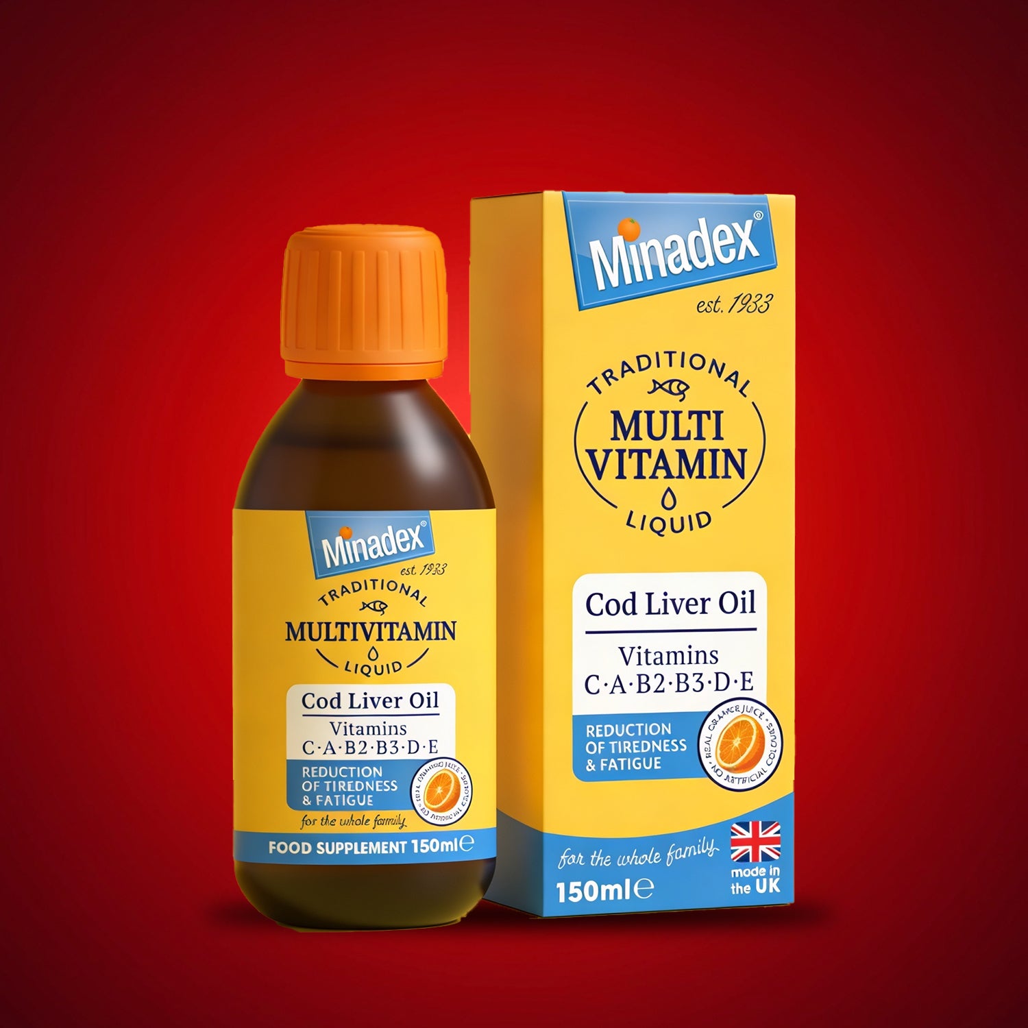 Minadex Multivitamin Liquid with Cod Liver Oil