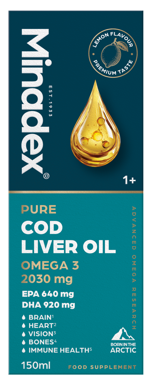 Omega 100% Pure Cod Liver Oil | Premium Arctic Formula