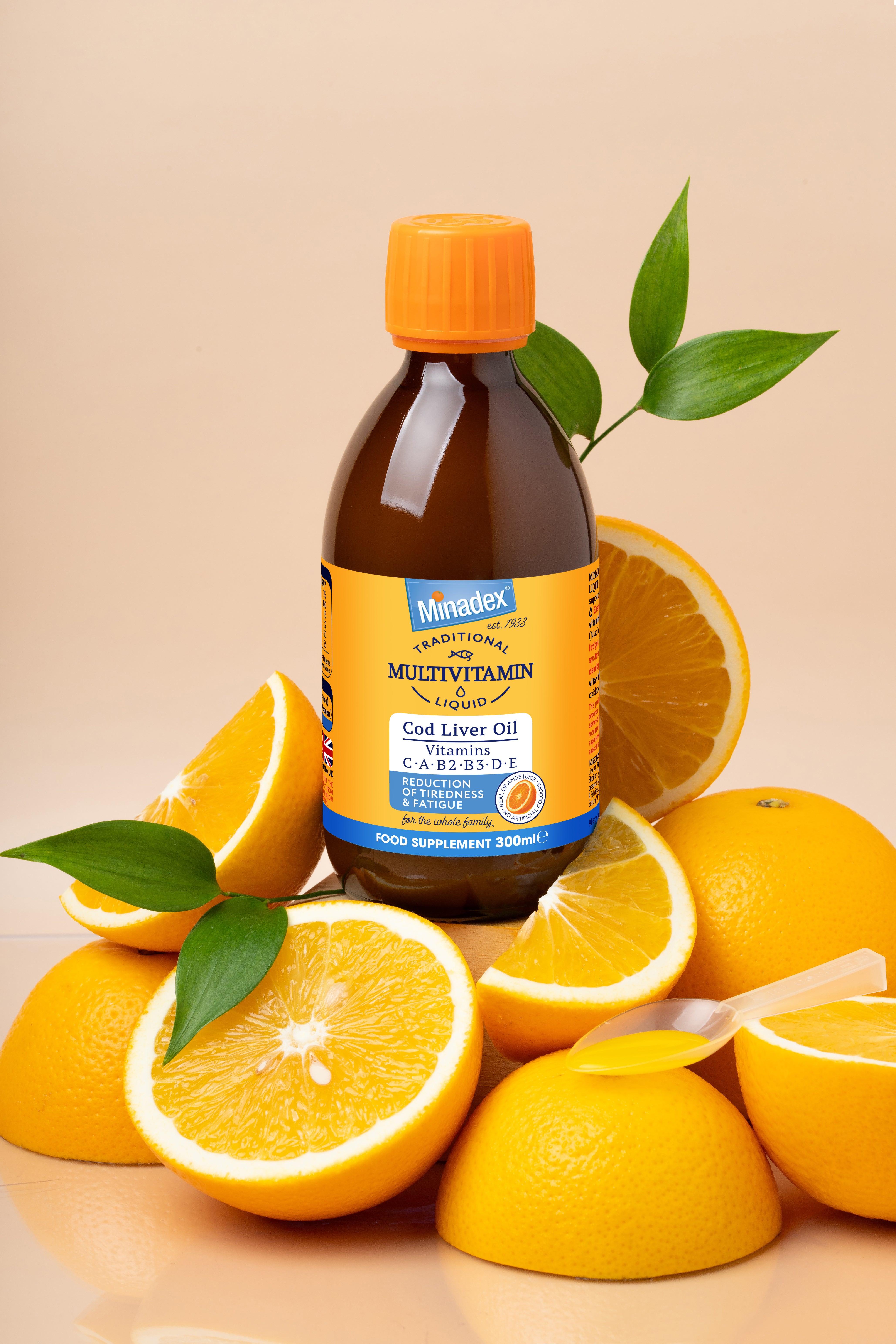 Multivitamin Liquid with Cod Liver Oil for Adults & Kids