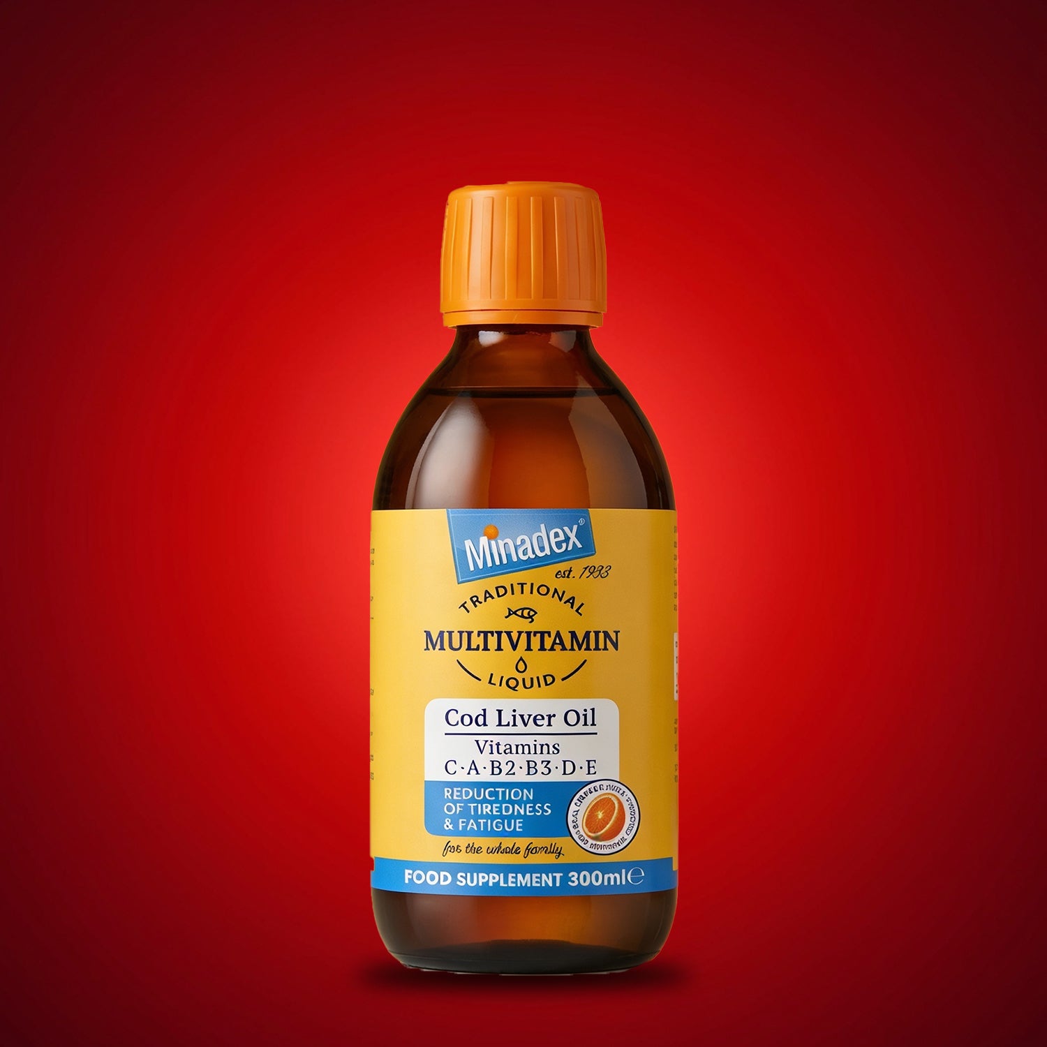 Minadex Multivitamin Liquid with Cod Liver Oil