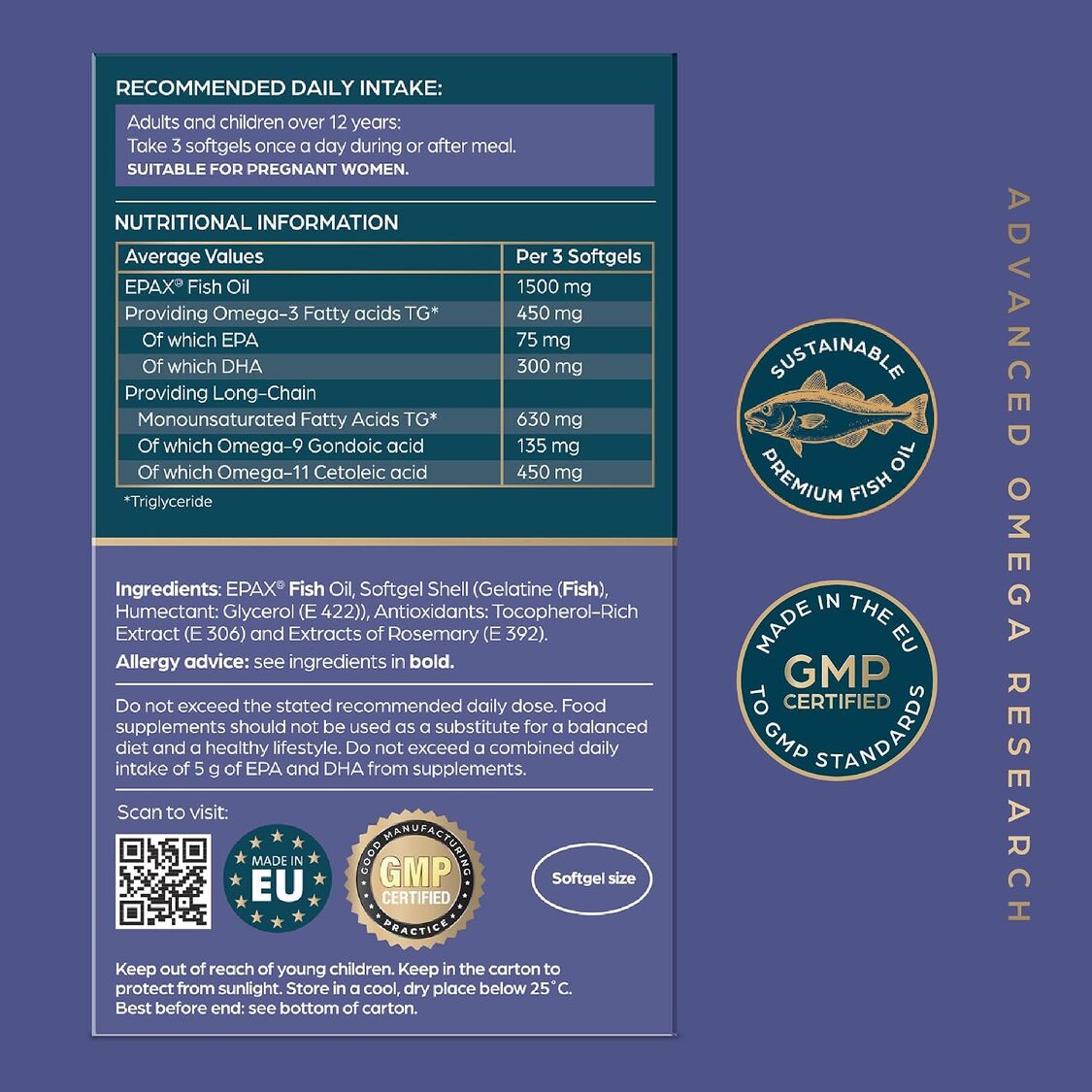 Nordic Omega Concentrate | Omega 3–9–11