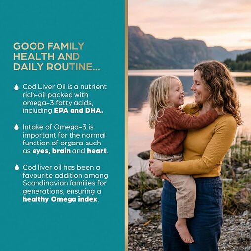 Omega 100% Pure Cod Liver Oil | Premium Arctic Formula