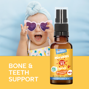 PRE- ORDER NOW - MinaKIDS Vitamin D3 Oral Spray – Sugar-Free, Fast-Absorbing Sublingual Formula (30ml) For Infants 0+ | Bone Health & Immunity Support | No Additives |