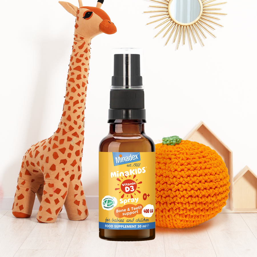 PRE- ORDER NOW - MinaKIDS Vitamin D3 Oral Spray – Sugar-Free, Fast-Absorbing Sublingual Formula (30ml) For Infants 0+ | Bone Health & Immunity Support | No Additives |